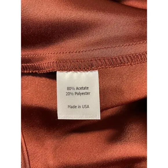 La Ligne Brown Spaghetti Strap Midi Dress - Picture 5 of 5